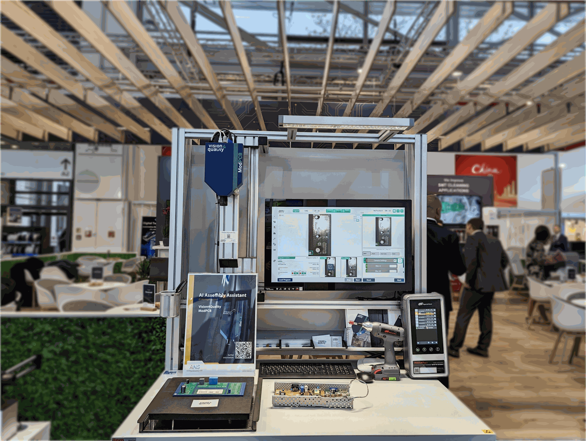 Exhibition setup SMTconnect Nuremberg