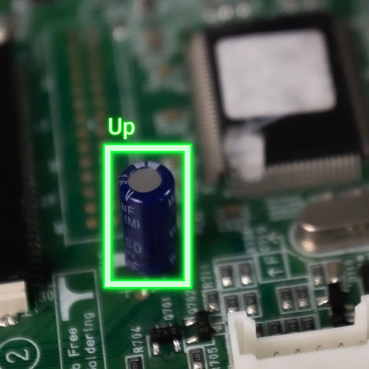 KI Elektronik Klassifizierung Platine Kondensator Polung