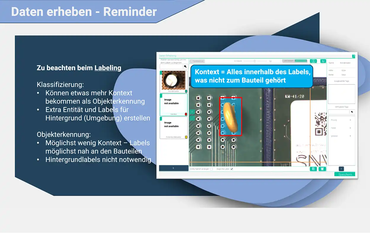 AI seminar practical examples presentation iPad